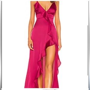 For Love and Lemons Pink silk dress